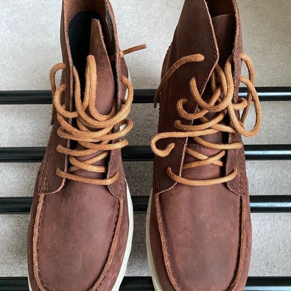 SOREL Men Kezar Leather Boots - NEW NWOB - Picture 2 of 9